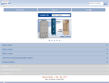 Tablet Screenshot of lockers.com